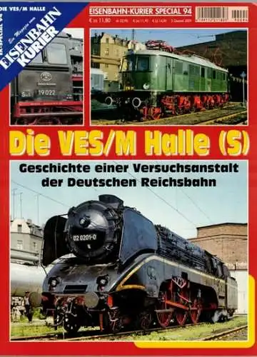 Frister, Thomas (Chefred.): Eisenbahn-Kurier Special 94. Ein Magazin vom Eisenbahn Kurier. Die VES/M Halle (S). Geschichte einer Versuchsanstalt der Deutschen Reichsbahn. [= EK-Special 94 - Die VES/M Halle]
 Freiburg, EK-Verlag, 3. Quartal 2009. 