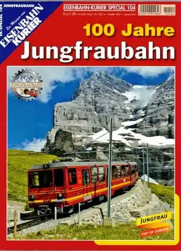 Frister, Thomas (Chefred.): Eisenbahn-Kurier Special 104. Ein Magazin vom Eisenbahn Kurier. 100 Jahre Jungfraubahn. [= EK-Special 104 Jungfraubahn]
 Freiburg, EK-Verlag, 1. Quartal 2012. 