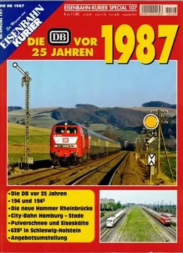 Frister, Thomas (Chefred.): Eisenbahn-Kurier Special 107. Ein Magazin vom Eisenbahn Kurier. Die DB vor 25 Jahren - 1987. [= EK-Special 107 - Die DB 1987]
 Freiburg, EK-Verlag, 4. Quartal 2011. 