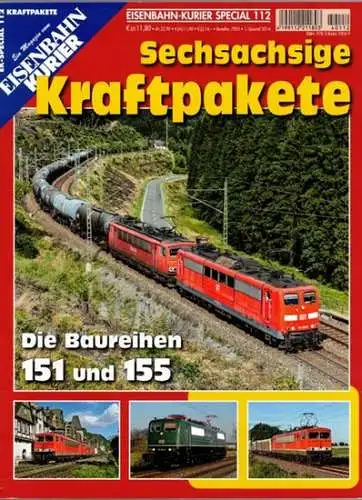 Frister, Thomas (Chefred.): Eisenbahn-Kurier Special 112. Ein Magazin vom Eisenbahn Kurier. Sechsachsige Kraftpakete. Die Baureihen 151 und 155. [= EK-Special 112 - Kraftpakete]
 Freiburg, EK-Verlag, 1. Quartal 2014. 