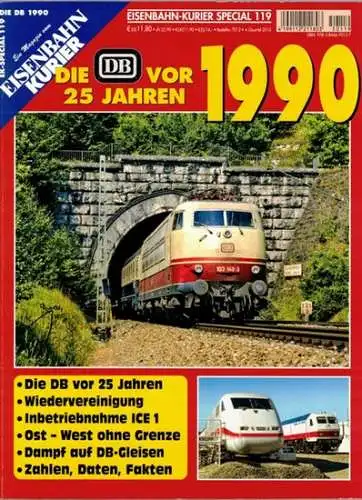 Sauter, Jörg (Chefred.): Eisenbahn-Kurier Special 119. Ein Magazin vom Eisenbahn Kurier. Die DB vor 25 Jahren - 1990.. [= EK-Special 119 - Die DB 1990]
 Freiburg, EK-Verlag, 4. Quartal 2015. 