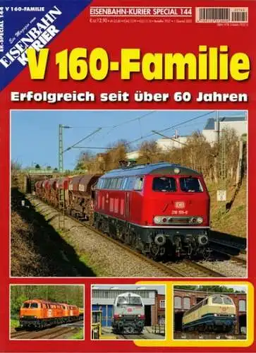 Sauter, Jörg (Chefred.): Eisenbahn-Kurier Special 144. Ein Magazin vom Eisenbahn Kurier. V 160-Familie. Erfolgreich seit über 60 Jahren. [= EK-Special 144 - V 160-Familie]
 Freiburg, EK-Verlag, 1. Quartal 2022. 