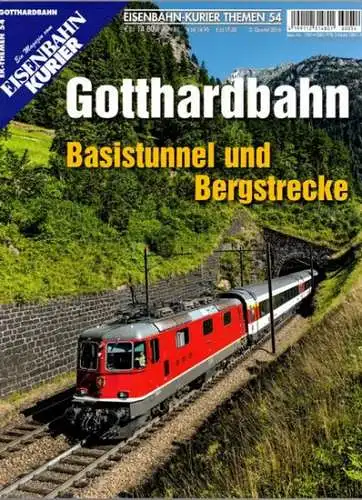 Eisenbahn-Kurier Themen 54. Ein Magazin vom Eisenbahn Kurier. Gotthardbahn. Basistunnel und Bergstrecke. [= EK-Themen 54 - Gotthardbahn]
 Freiburg, EK-Verlag (Eisenbahn-Kurier), 2. Quartal 2016. 