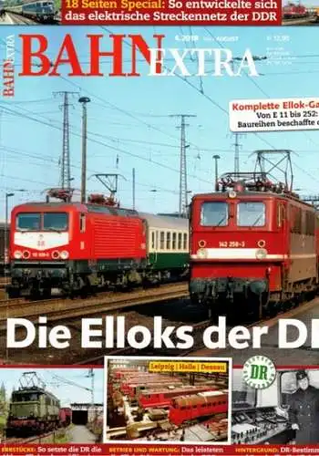 Bahn Extra 4.2018. 29. Jahrgang - Nummer 155. Die Elloks der DR
 München, GeraMond Verlag, Juli/August 2018. 