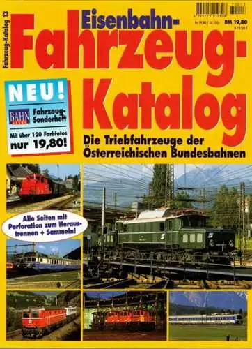 Eisenbahn-Fahrzeug-Katalog. Band 13: Die Triebfahrzeuge der Österreichischen Bundesbahnen. [= Fahrzeug-Katalog 13]
 München, GeraNova, [1998]. 