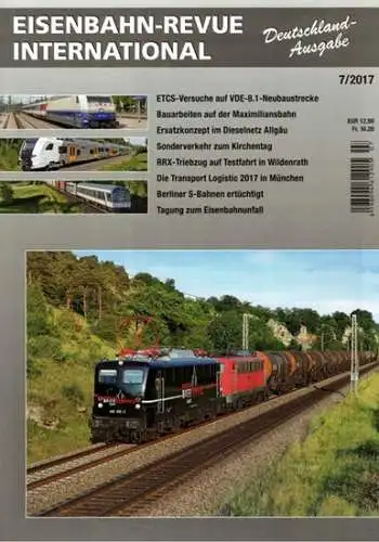 Eisenbahn-Revue International. Deutschland-Ausgabe. 7/2017
 Luzern, Minirex, Juli 2017. 