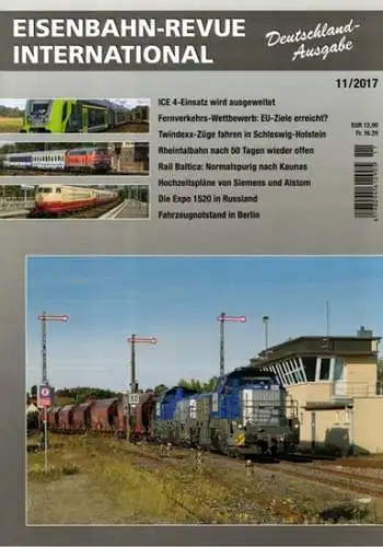 Eisenbahn-Revue International. Deutschland-Ausgabe. 11/2017
 Luzern, Minirex, November 2017. 