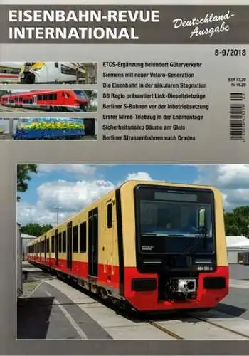 Eisenbahn-Revue International. Deutschland-Ausgabe. 8-9/2018
 Luzern, Minirex, August-September 2018. 