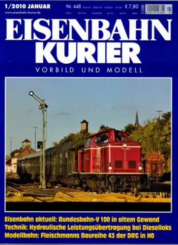 Eisenbahn Kurier. Vorbild und Modell. 44. Jahrgang. Nr. 448. 1/2010
 Freiburg, EK-Verlag, Januar 2010. 