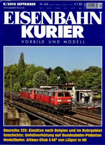 Eisenbahn Kurier. Vorbild und Modell. 44. Jahrgang. Nr. 456. 9/2010
 Freiburg, EK-Verlag, September 2010. 