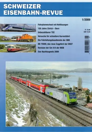 Schweizer Eisenbahn-Revue 1/2009
 Luzern, Minirex, Januar 2009. 