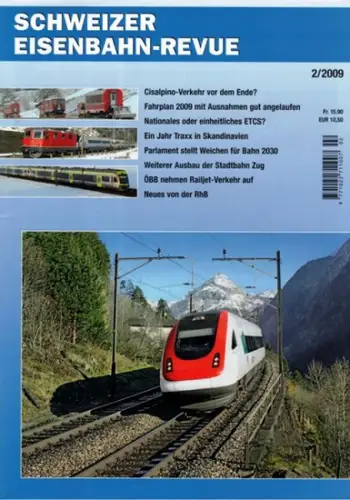 Schweizer Eisenbahn-Revue 2/2009
 Luzern, Minirex, Februar 2009. 