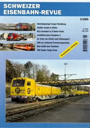 Schweizer Eisenbahn-Revue 5/2009
 Luzern, Minirex, Mai 2009. 