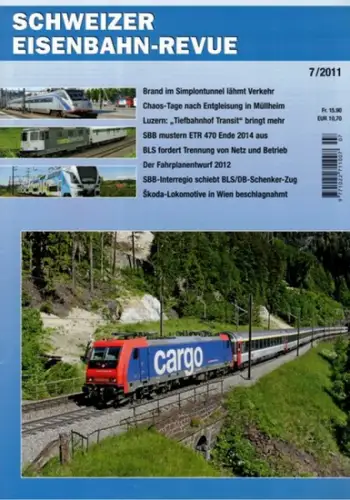 Schweizer Eisenbahn-Revue 7/2011
 Luzern, Minirex, Juli 2011. 