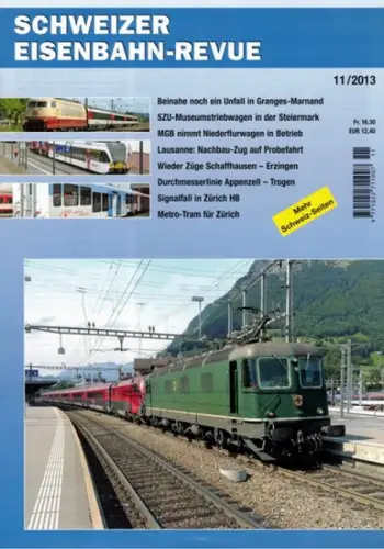 Schweizer Eisenbahn-Revue 11/2013
 Luzern, Minirex, November 2023. 