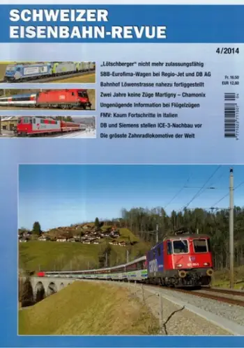 Schweizer Eisenbahn-Revue 4/2014
 Luzern, Minirex, April 2014. 