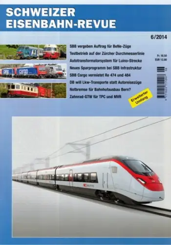 Schweizer Eisenbahn-Revue 6/2014
 Luzern, Minirex, Juni 2014. 