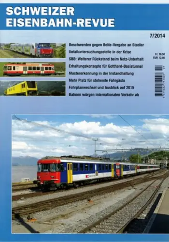 Schweizer Eisenbahn-Revue 7/2014
 Luzern, Minirex, Juli 2014. 