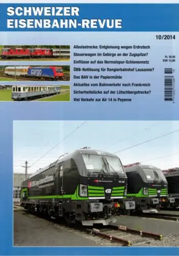 Schweizer Eisenbahn-Revue 10/2014
 Luzern, Minirex, Oktober 2014. 