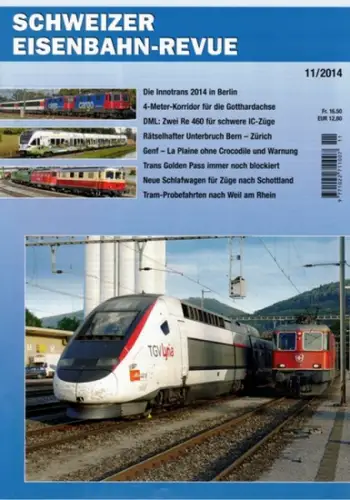 Schweizer Eisenbahn-Revue 11/2014
 Luzern, Minirex, November 2014. 