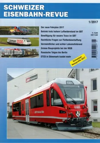 Schweizer Eisenbahn-Revue 1/2017
 Luzern, Minirex, Januar 2017. 