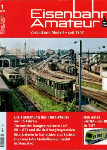 Eisenbahn Amateur. Vorbild und Modell - seit 1947. 67. Jahrgang. 1/2013
 Ohne Ort (Schweiz), Schweizerischer Verband Eisenbahn-Amateur (SVEA/ASEA), Januar 2013. 