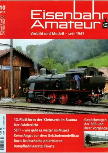 Eisenbahn Amateur. Vorbild und Modell - seit 1947. 68. Jahrgang. 10/2014
 Ohne Ort (Schweiz), Schweizerischer Verband Eisenbahn-Amateur (SVEA/ASEA), Oktober 2014. 
