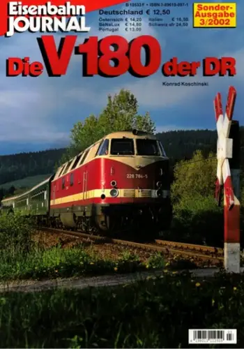 Koschinski, Konrad: Eisenbahn Journal. Sonder-Ausgabe 3/2002. Die V180 der DR
 Fürstenfeldbruck, Verlagsgruppe Bahn (VGB), (September) 2002. 