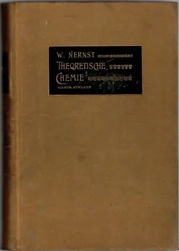 Nernst, Walther: Theoretische Chemie vom Standpunkte der Avogadroschen Regel und der Thermodynamik. Vierte Auflage. Mit 36 in den Text gedruckten Abbildungen
 Stuttgart, Verlag von Ferdinand Enke, 1903. 
