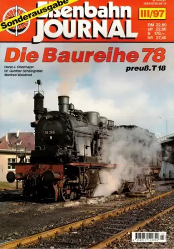 Obermayer, Horst J.; Scheingraber, Günther; Weisbrod, Manfred: Eisenbahn Journal. Sonderausgabe III/97. Die Baureihe 78 - preuß. T 18
 Fürstenfeldbruck, Hermann Merker Verlag, (August 1997). 