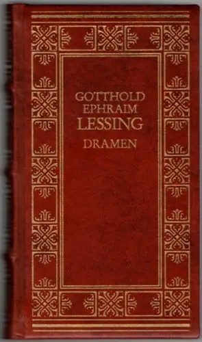 Lessing, Gotthold Ephraim: Dramen. Exklusiv-Ausgabe. [= The Hilliard Collection]
 München, Edition Deutsche Bibliothek, 1983. 