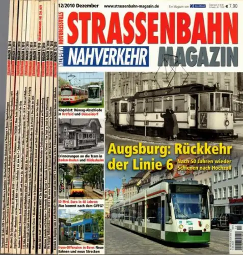 Straßenbahn Magazin - Nahverkehr Magazin. Jahrgang 2010
 München, GeraMond, 2010. 