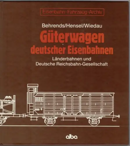 Behrends, Helmut; Hensel, Wolfgang; Wiedau, Gerhard: Güterwagen deutscher Eisenbahnen. Länderbahnen und Deutsche Reichsbahn Gesellschaft. Unter Mitarbeit von Joachim Deppmeyer. 1. Auflage. [= Eisenbahn Fahrzeug Archiv.. 