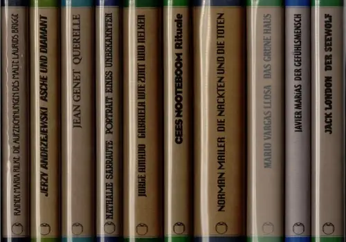 Jahrhundert Edition   Hundert Meisterwerke der modernen Literatur   Herausgegeben von Mathias Wegner. [Diverse Einzelbände der Reihe:] [1] Jean Genet: Querelle. [2] Mario.. 