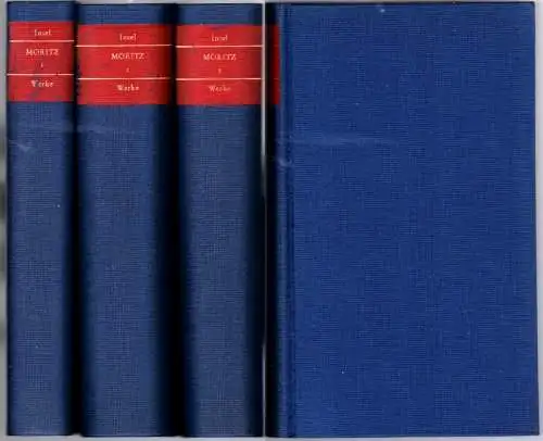 Moritz, Karl Philipp: Werke, herausgegeben von Horst Günther. Erste Aufalge. [1] Erster Band. Autobiographische und poetische Schriften. [2] Zweiter Band. Reisen   Schriften zur.. 