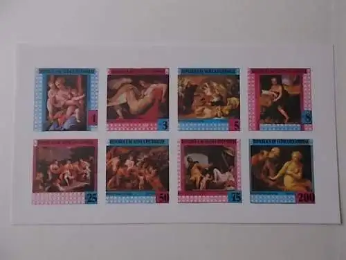 Guinea Ecuatorial Kleinbogen ungezähnt postfrisch