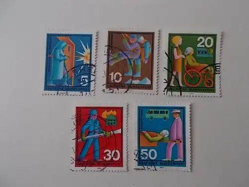 Bund Nr 629-33 gestempelt