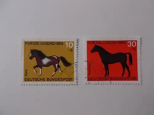 Bund Nr 578+580 gestempelt 