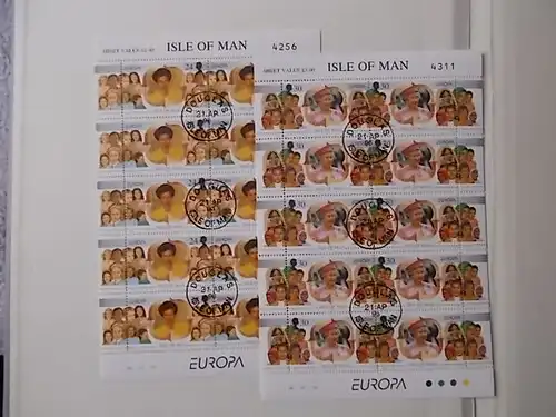 Isle of Man Nr 674-75 Kleinbogen ESST