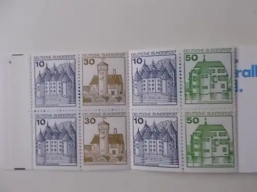 Bund MH Nr 22 I ad k2 postfrisch mit Plattenfehler