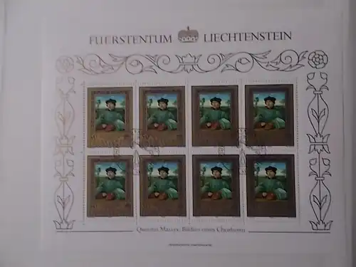 Liechtenstein Nr 881-83 ESST Kleinbogen