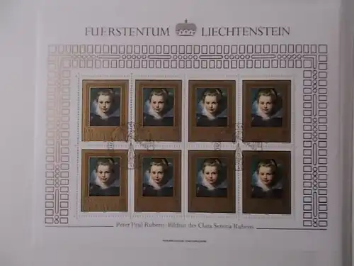 Liechtenstein Nr 881-83 ESST Kleinbogen