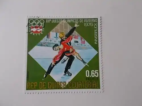 Äquatorial Guinea Olympiade 1976 gestempelt