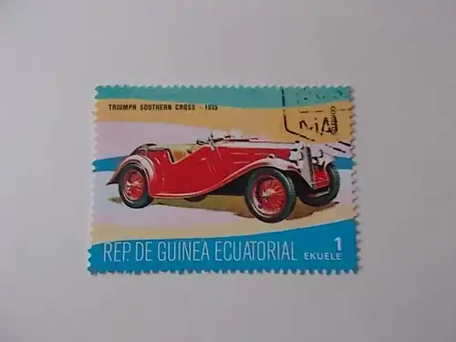 Äquatorial Guinea Oldtimer gestempelt