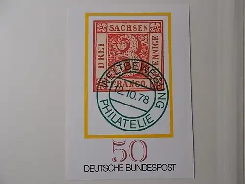 Bund Postkarte Tag der Briefmarke 1978