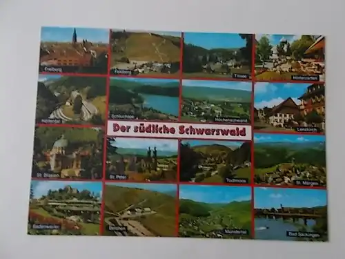 Mehrbildkarte Der südliche Schwarzwald