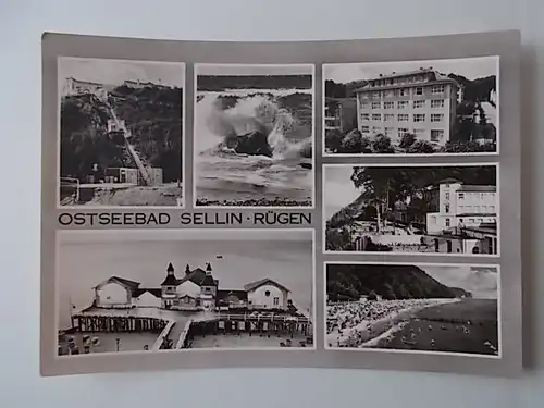 Ostseebad Sellin-Rügen gelaufen 1964 in der DDR