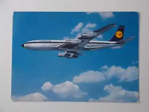 Lufthansa Boing 707 Intercontinental Jet gelaufen 1975 von Japan nach Deutschland