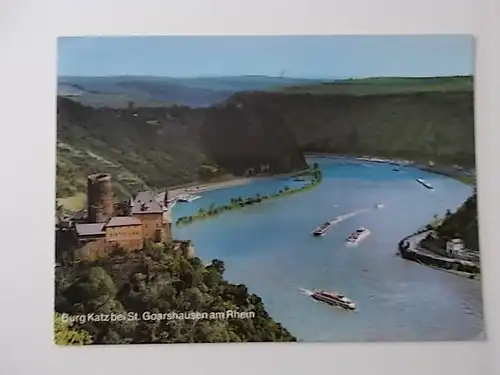 Burg Katz bei St. Goarshausen am Rhein gelaufen 1995