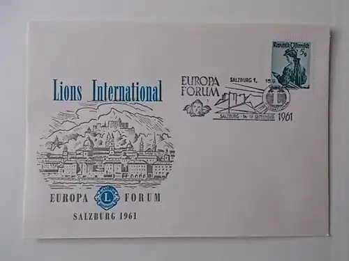 Lions International Europa-Forum Salzburg 1961